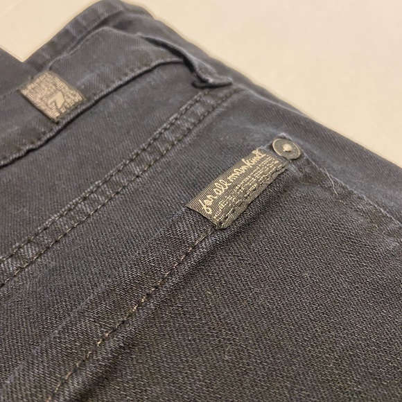 7 For All Mankind Roxanne Jeans Black Wash Size 26 - Picture 5 of 7